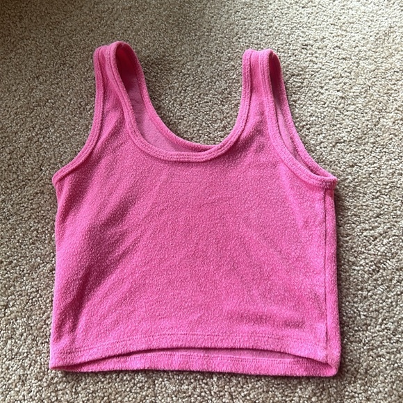 Hollister fuzzy ish crop top - Picture 2 of 3